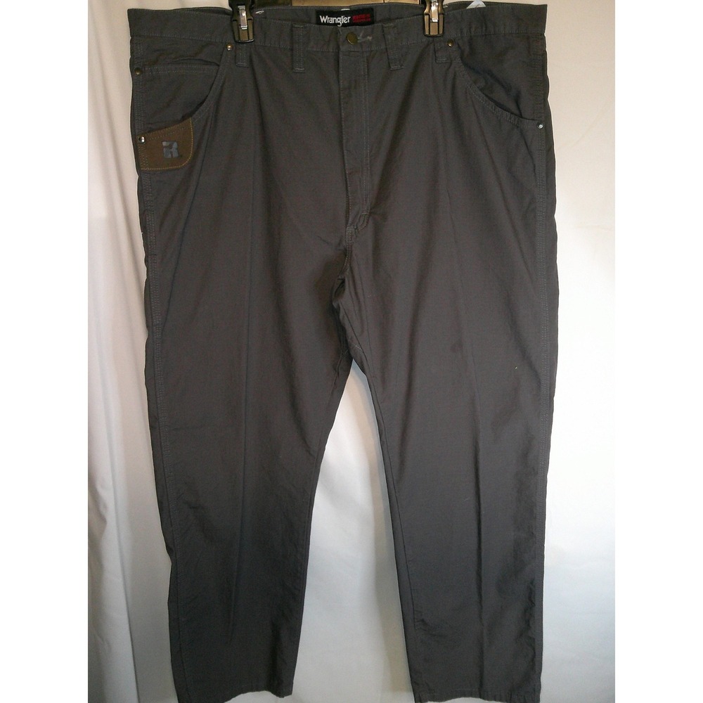 Wrangler RIGGS Workwear Pants Relaxed Fit Carpenter Utility Gray 46x30